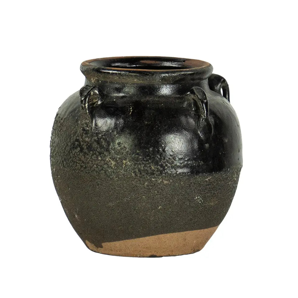 Glazed Four Handle Vessel - Small