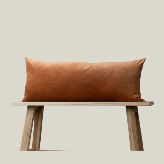 Velvet Terracotta Body Pillow