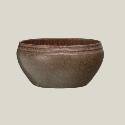 Stoneware Reactive Glaze Bowl