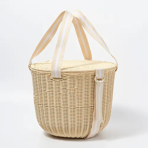 Round Picnic Cooler Basket