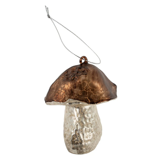 Glass Mushroom Ornament