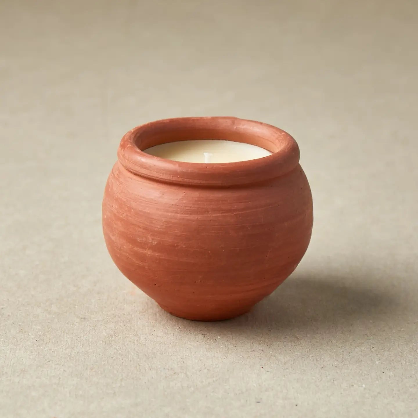 Terracotta Handmade Beeswax Candle