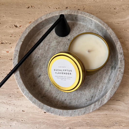 Slow North Travel Tin Candle