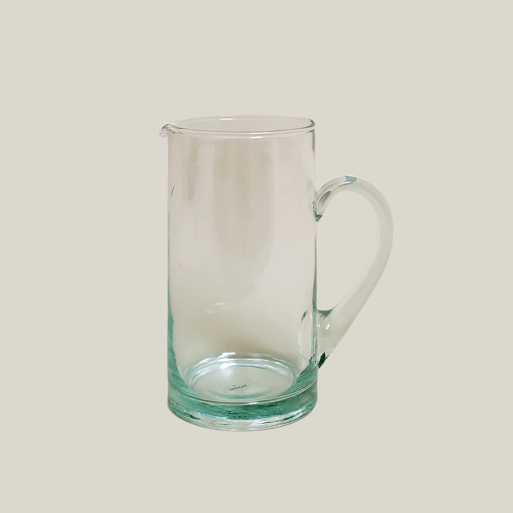 Modern Glass Pitcher