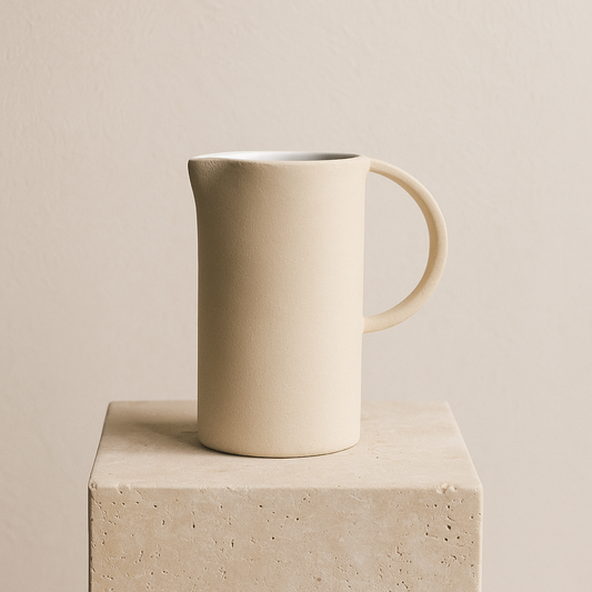 Large Stoneware Handmade Pitcher