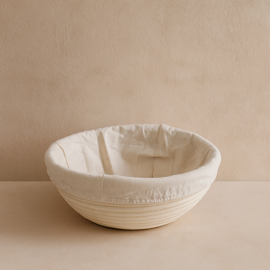Round Bread Proofing Basket with Removable Liner