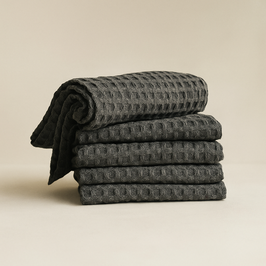Stonewashed Waffle Tea Towel