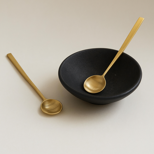 Tiny Brass Spoon