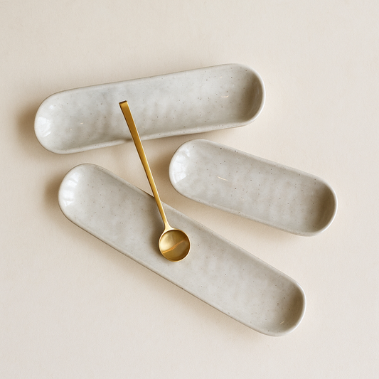 Long Ceramic Tray Set