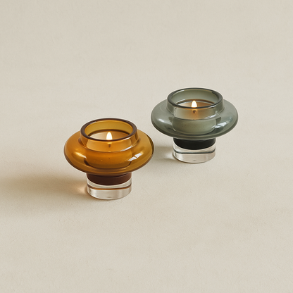 Orb Glass Tealight Candle Holder