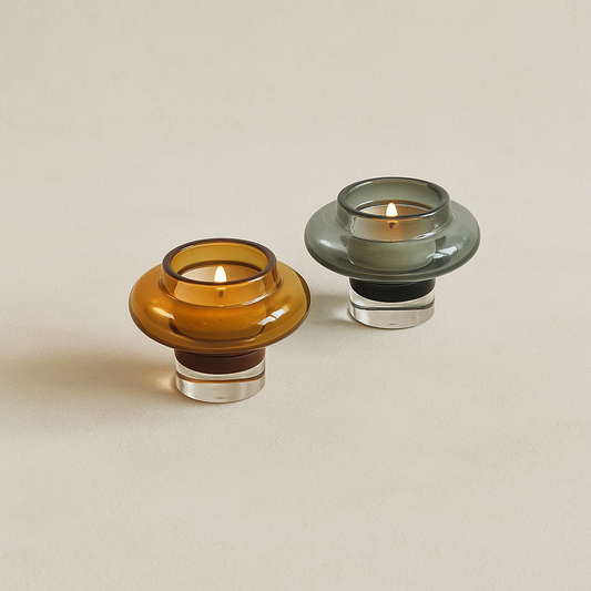 Orb Glass Tealight Candle Holder