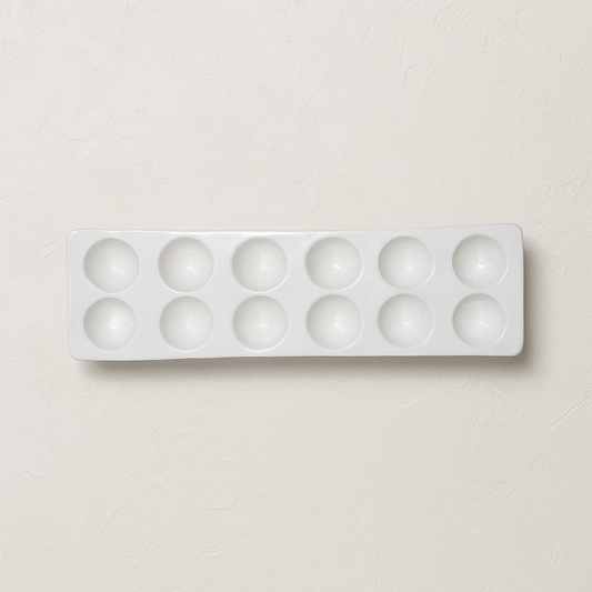 Stoneware Egg Holder