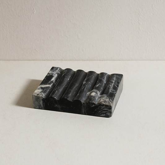 Carved Marble Soap Dish