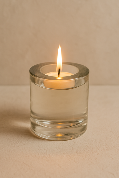 Pressed Glass Tealight Holder