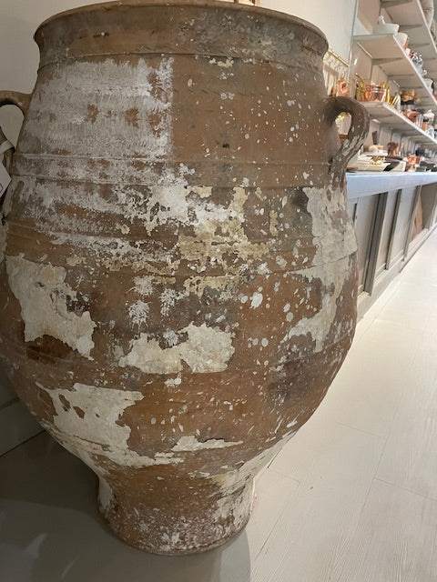 Terracotta Vessel Oversized Olive Urn