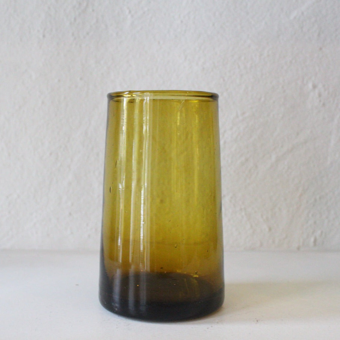 Large Amber Moroccan Glasses