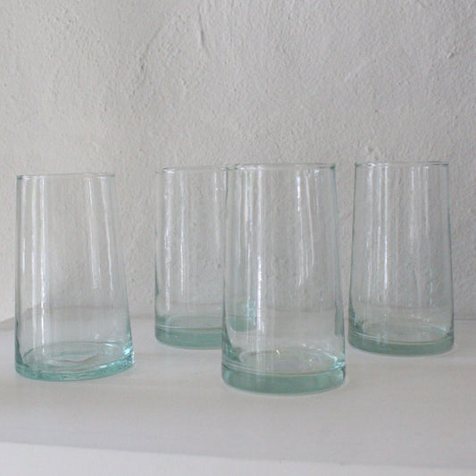 Large Clear Moroccan Glasses