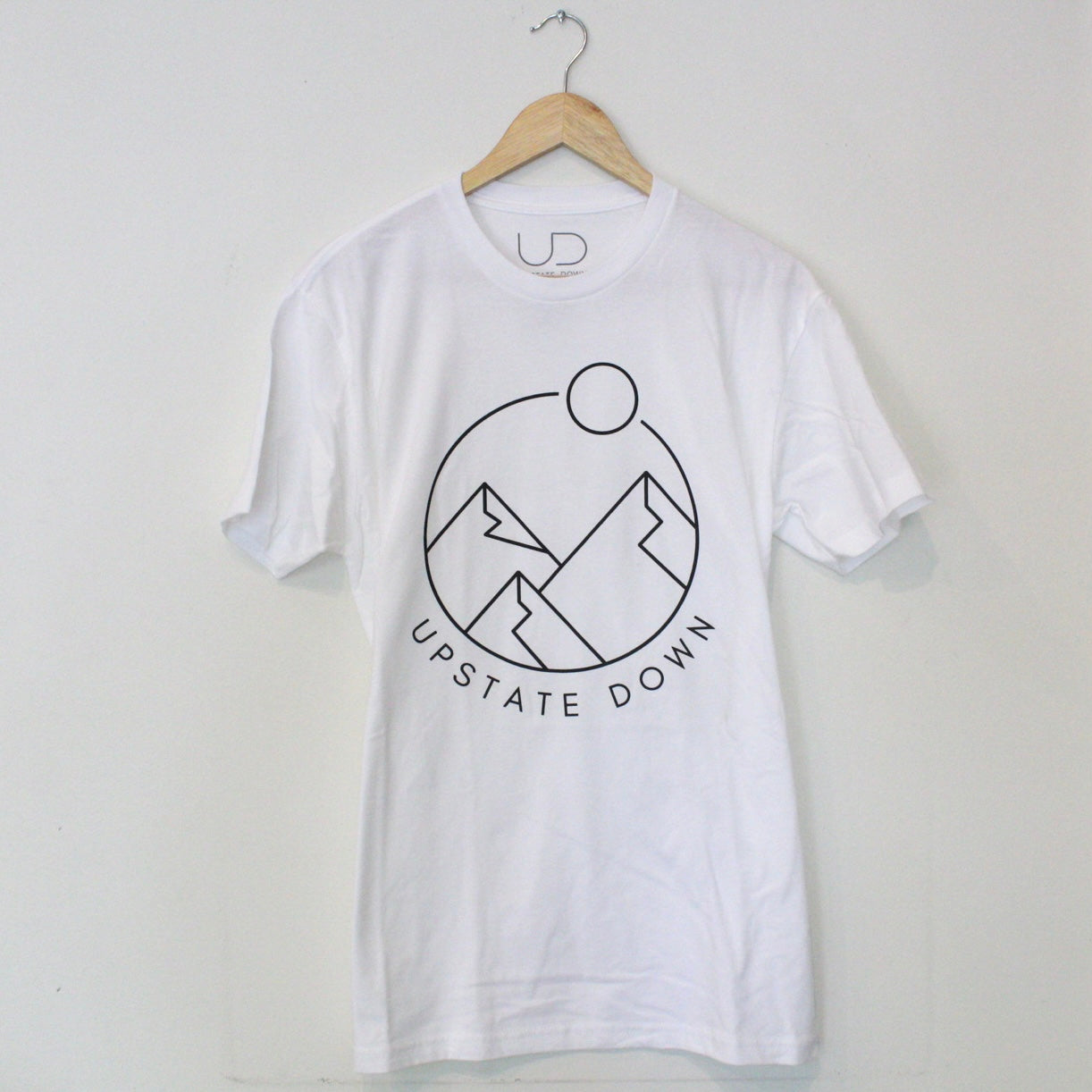 White Upstate Down T-Shirt