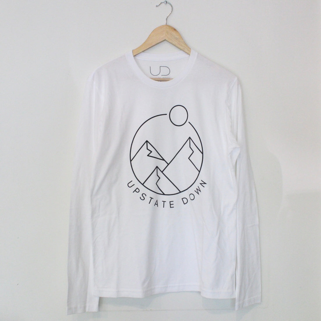 White Upstate Down Long Sleeve