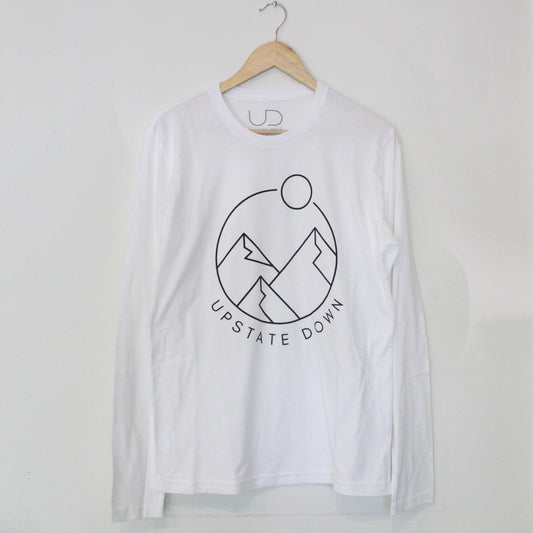White Upstate Down Long Sleeve