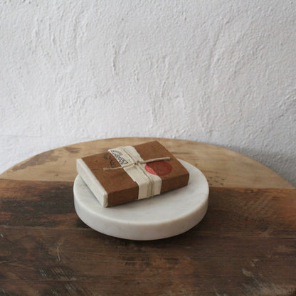 Marble Round Soap Dish
