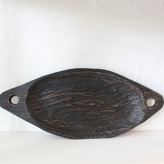Found Carved Wood Tray