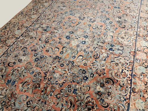Vintage Sarouk Rug - 10'1" x 20'3"