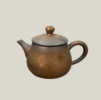 Metallic Glaze Teapot
