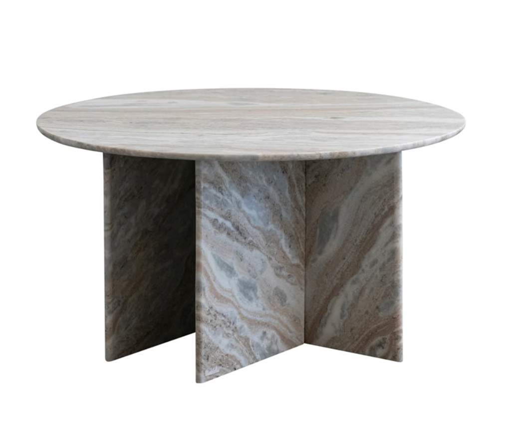 Marble Chestnut Coffee Table