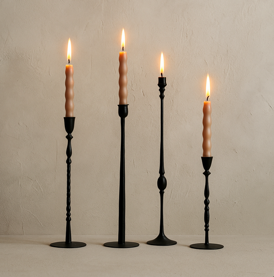 Iron Candle Holder