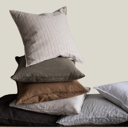 Stonewashed Linen Pillow