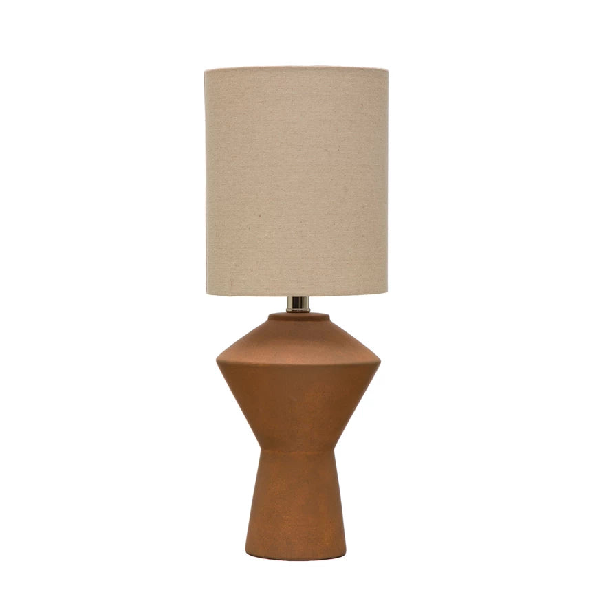 Terracotta Table Lamp