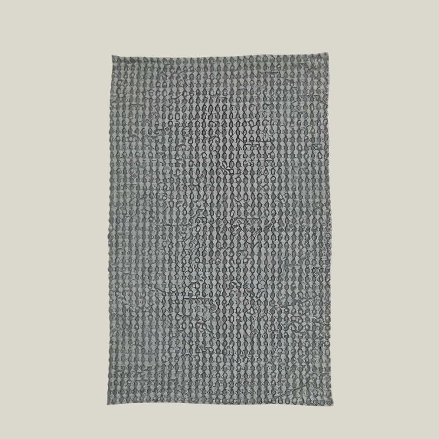 Stonewashed Cotton Waffle Tea Towel