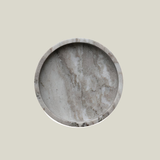 Round Marble Tray