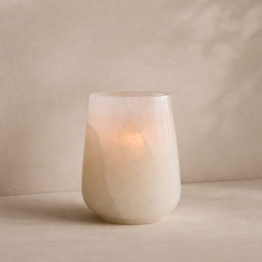 Alabaster Votive Holder
