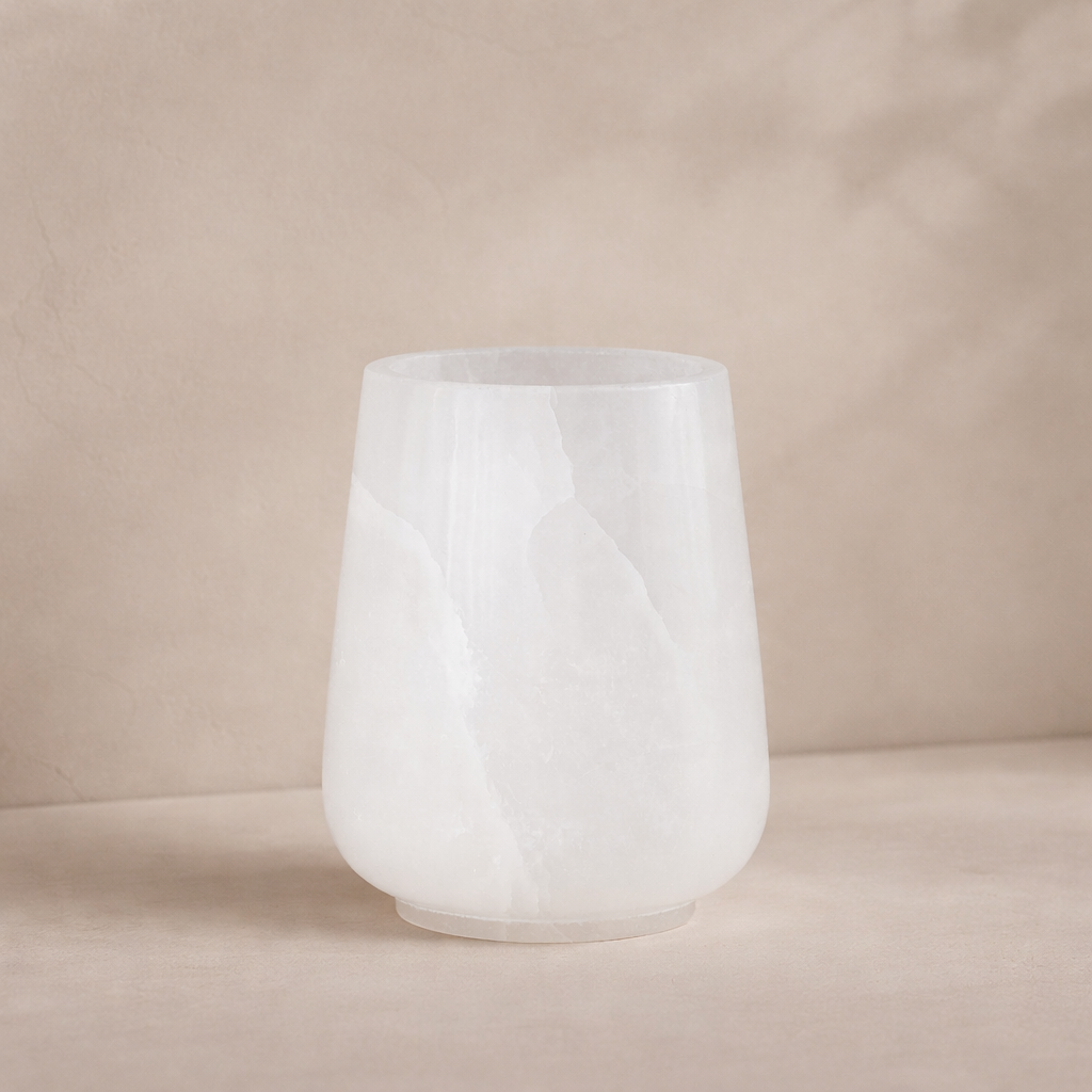 Alabaster Votive Holder
