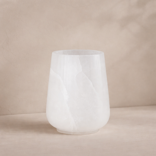 Alabaster Votive Holder