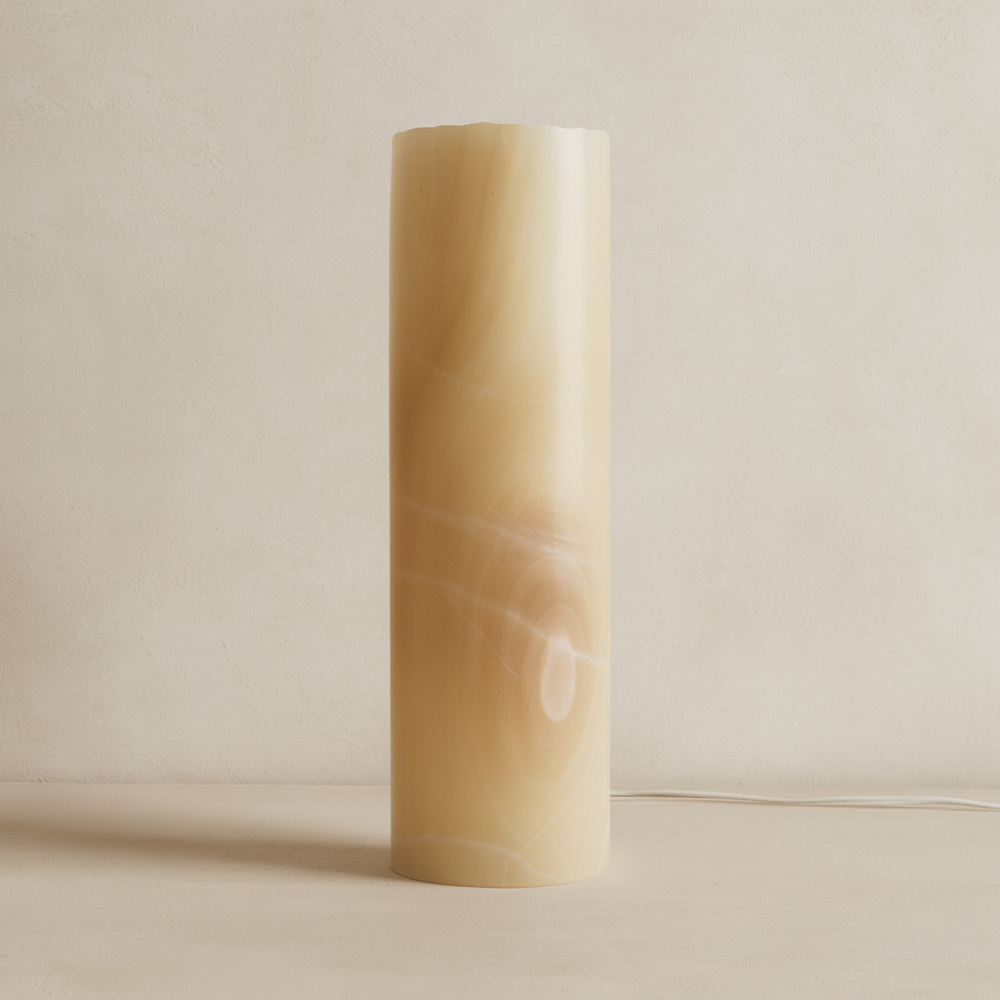 Beige Onyx Lamp