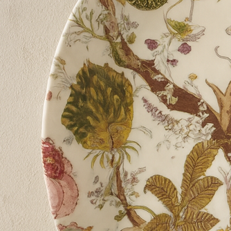 Botanical Stoneware Platter