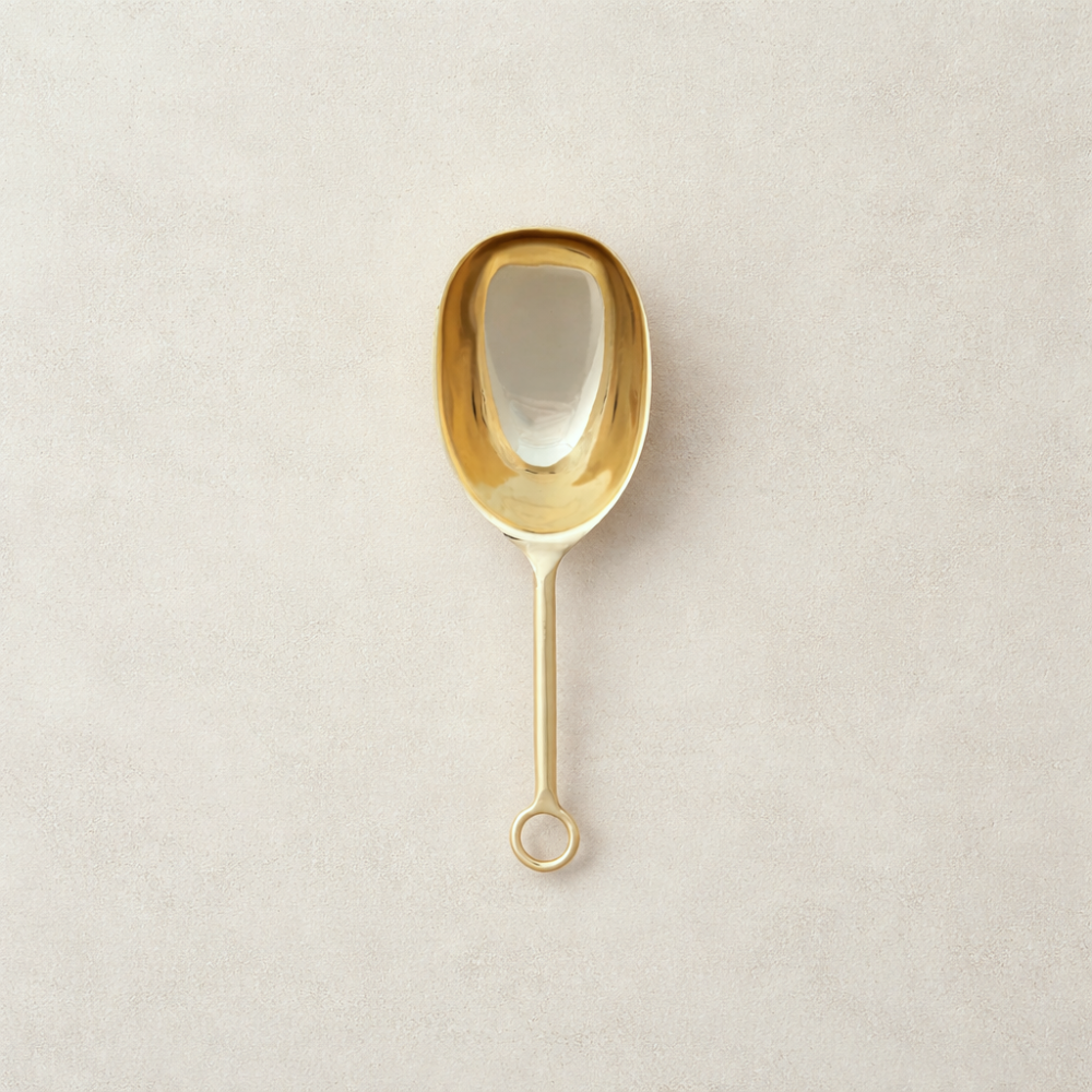 Gold Tone Scoop