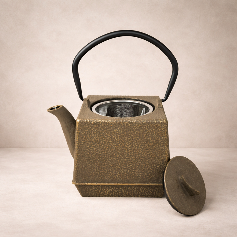 Bronze Cast Iron Teapot