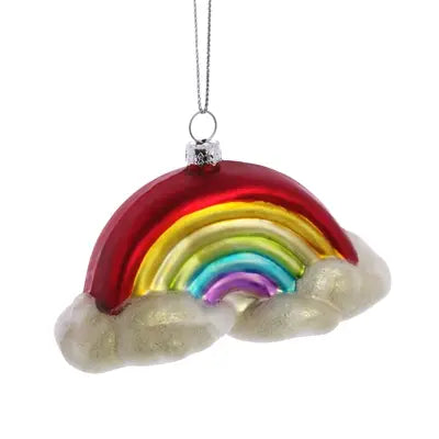 Glass Rainbow Ornament