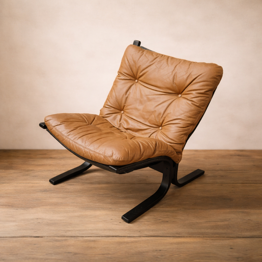 Charlie Vintage Leather Sling Chair