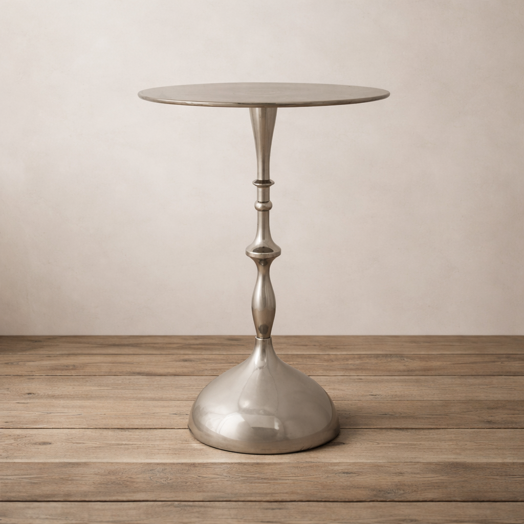 Chrome Finish Side Table