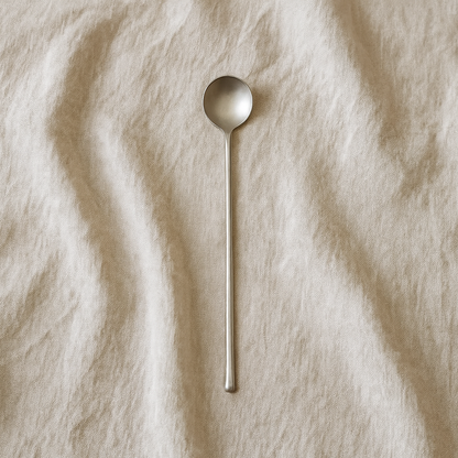 Brushed Pewter Cocktail Spoon