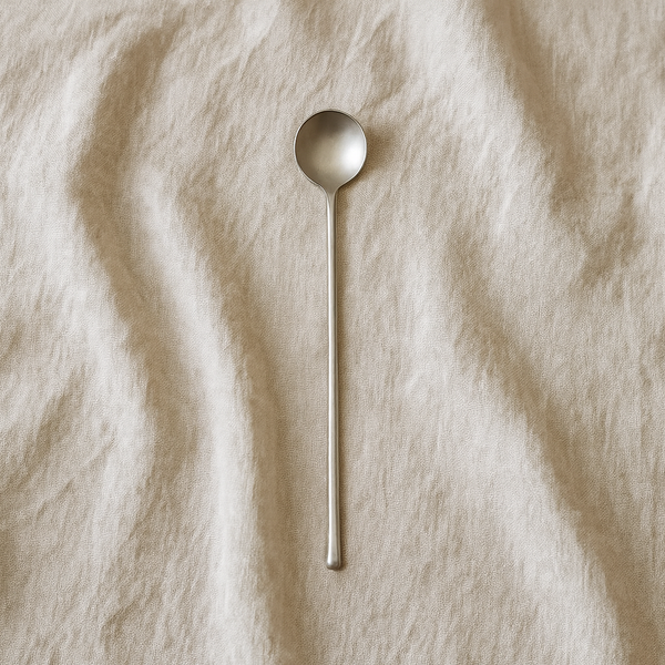Brushed Pewter Cocktail Spoon