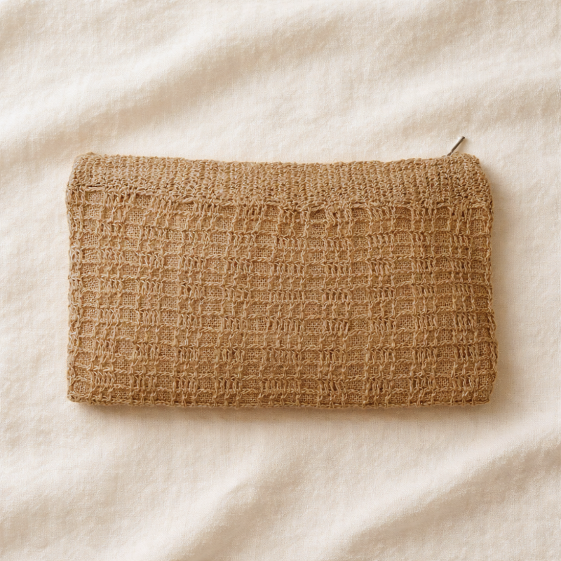 Crochet Jute Pouch