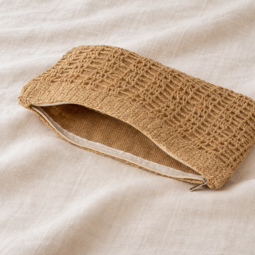 Crochet Jute Pouch