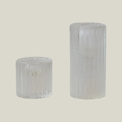 Cut Glass Taper Candle Holder