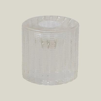 Cut Glass Taper Candle Holder